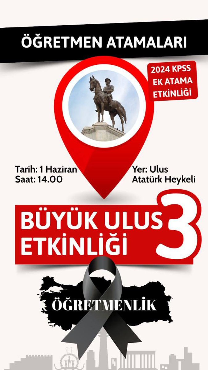2024 KPSS öğretmen atama kontenjanlarının yetersizliği nedeniyle binlerce öğretmen, ek atama taleplerini duyurmak için Ulus Meydanı’nda bir araya geliyor.
Eğitimin sesi olmak, geleceğe sahip çıkmak için desteklerinizi bekliyorlar.
#CB2024KPSSUlusta