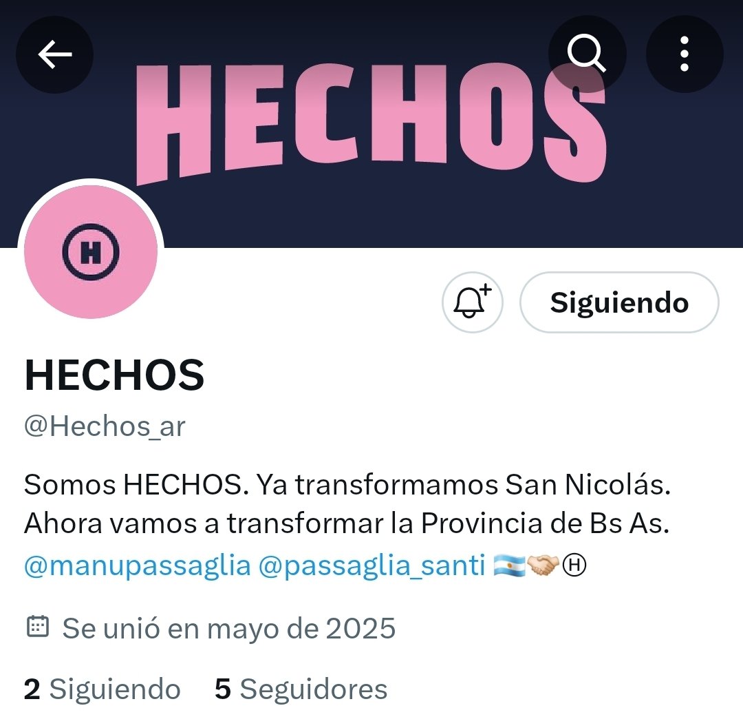 🚨 #AHORA 

Tras el anuncio oficial de los Passaglia que irán sin el acuerdo del PRO-LLA, lanzaron su propio espacio político en X: <a href="/Hechos_ar/">HECHOS</a>