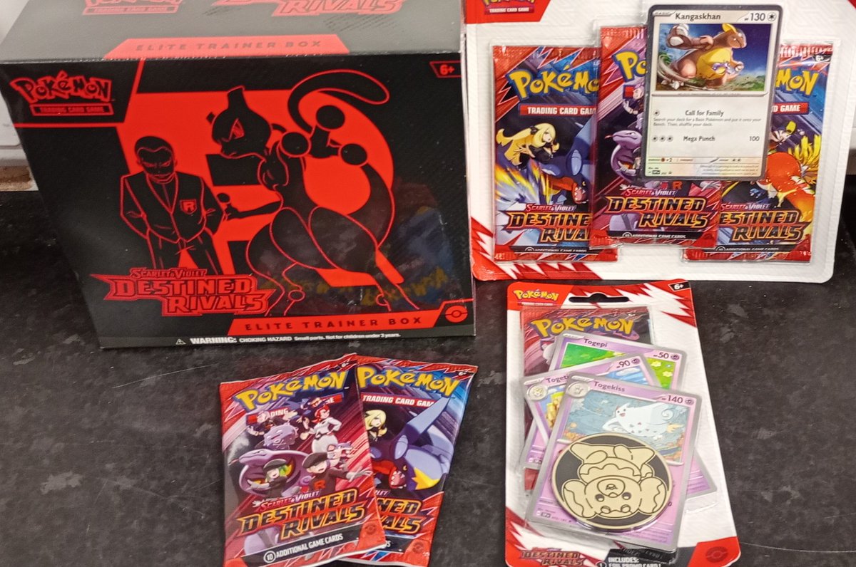 hmvDoncaster's tweet photo. The new #PokemonScarletViolet  #DestinedRivals have just hit the store. #TradingCards https://t.co/5F91EDVpjv