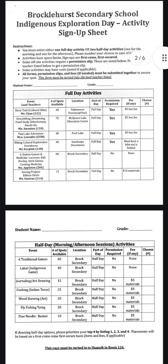 I've been 'invited' to keep my daughter home while her non-disabled peers explore Indigenous culture &amp; activities at her <a href="/Kamloops_SD73/">Kamloops SD 73</a> school.

No CEA is available and it will be a 'busy day.'

We do not have inclusive public schools. Next year will be worse.

#kamloops #bcpoli
