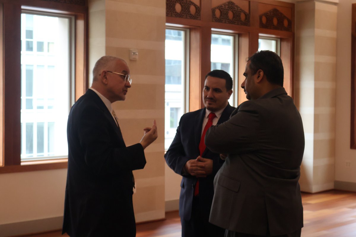 SQCC DC (@sqccdc) on Twitter photo <a href="/SQCCDC/">SQCC DC</a> was honored to host Dr. Salhi, Arab World Specialist at the Library of Congress, for a visual presentation on the Library and its Middle Eastern Collection. His Excellency Ambassador Talal Al Rahbi <a href="/OmanEmbassyUSA/">سفارة سلطنة عُمان واشنطن | OMAN EMBASSY WASHINGTON</a> and several diplomats attended the lecture. <a href="/SQCCDC/">SQCC DC</a> was honored to host Dr. Salhi, Arab World Specialist at the Library of Congress, for a visual presentation on the Library and its Middle Eastern Collection. His Excellency Ambassador Talal Al Rahbi <a href="/OmanEmbassyUSA/">سفارة سلطنة عُمان واشنطن | OMAN EMBASSY WASHINGTON</a> and several diplomats attended the lecture.