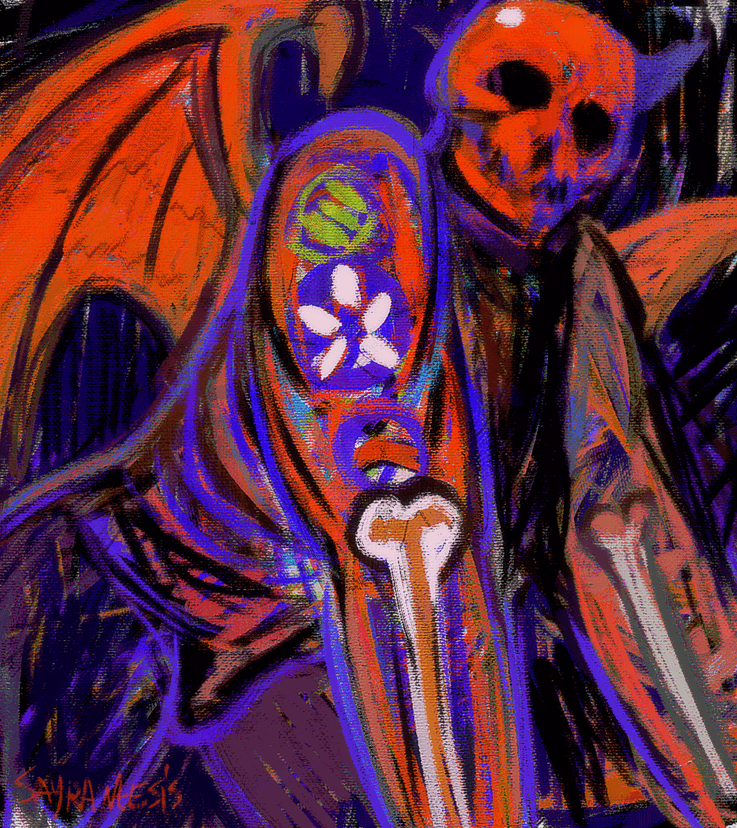 Sayrantesis's tweet image. That doodle