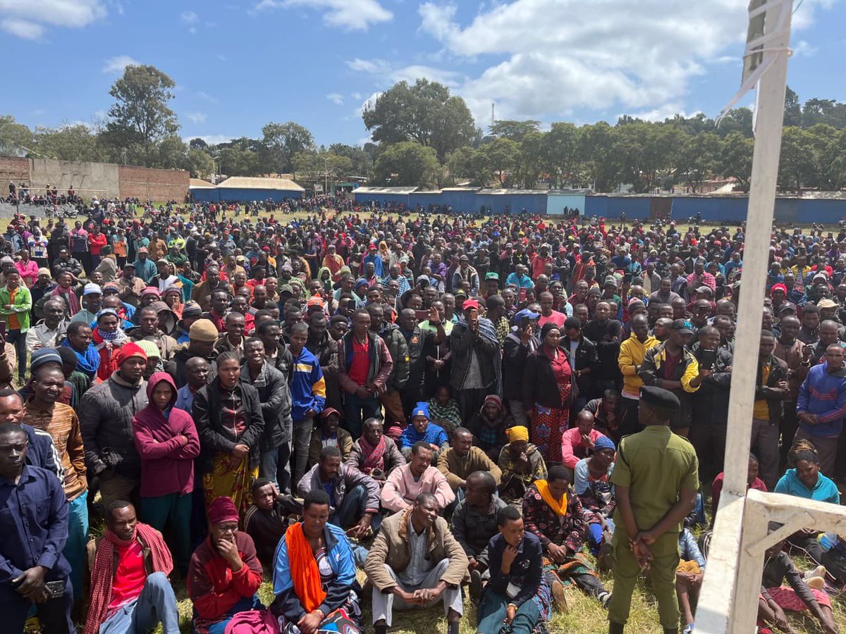📍 Mbulu #Tanzania
Massive turnout in this small town for CHADEMA rally 
People want Change
#NoReformsNoElection is the message and it is gaining momemtum 🔥