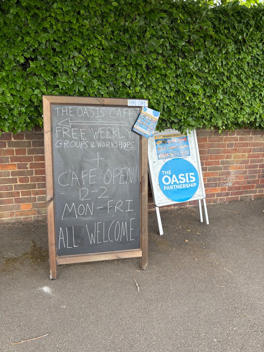 ☕️ A reminder that our Aylesbury Oasis Cafe is open Monday to Friday 12-2 ☕️

Toasties, Snacks and Drinks available!

📍The Oasis Cafe, 100a Walton Street, Aylesbury HP21 7QP
🅿️ Free Parking onsite (must register number plate on entry)

#OasisCafe #Aylesbury #bucks