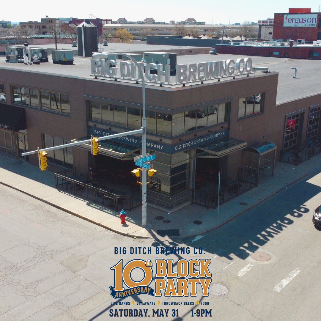 The Big Ditch 10TH ANNIVERSARY BLOCK PARTY is TOMORROW!

Sat May 31  1–9PM 

No ticket? No problem! Grab yours at the door.
Every attendee gets an entry to win downtown prize packs — including hotel stays, event tickets, and a Big Ditch gift card!

bit.ly/BDBC10th