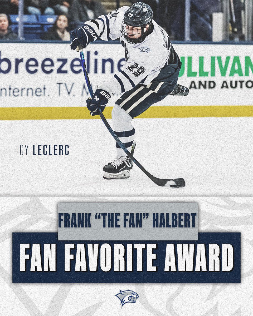 We are announcing our team award winners today!

Cy LeClerc was this year’s Frank “The Fan” Halbert Fan Favorite Award winner!

#BeTheRoar