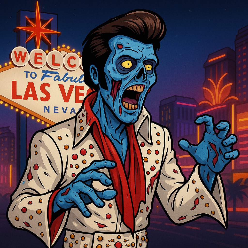 🎶 “Viva Las Vegas, with your neon flashin’…”
NFT Evolutionz is locked and loaded for the XRP Conference &amp; Sigma After Party today 

Let’s light up the Strip—Web3 style. 💀🎲
 #SigmaOnXRPL #XRPConference #VivaLasVegas