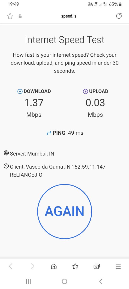 civil_indra's tweet photo. It is truly 5G of @reliancejio. Is @JioCare taking any action on this? https://t.co/jnRSiBPdBb