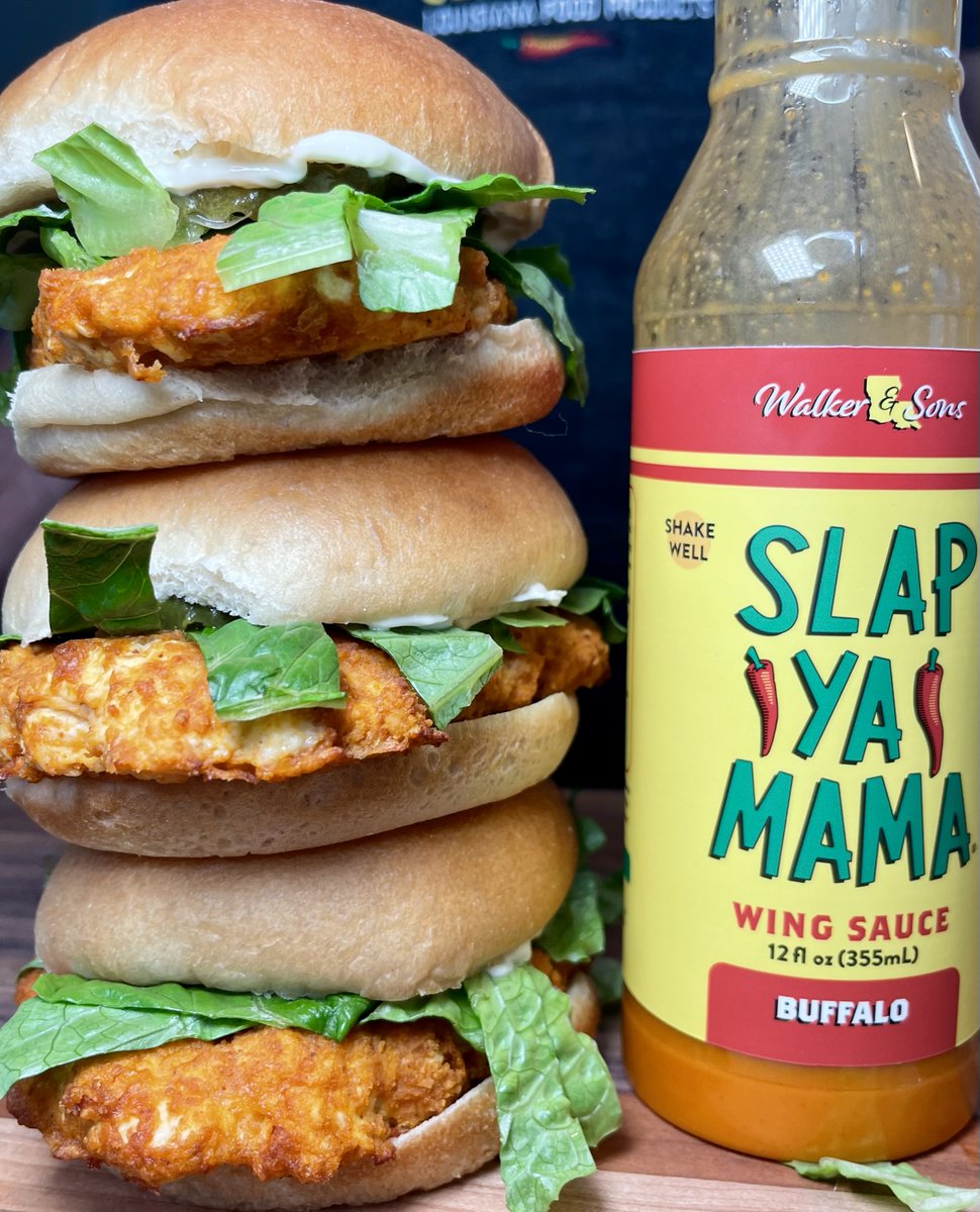 Slap Ya Mama (@slapyamama) on Twitter photo Slap Ya Mama Spicy McChicken! 🌶️✨
Ingredients:
About 1 lb of Chicken Breast
1 tbsp Mustard
1 tsp Celery Salt
1 tbsp Slap Ya Mama Original Blend Seasoning
Bread Crumbs to coat Chicken
Romain Lettuce
Mayo
Pickle Chips
Slap Ya Mama Buffalo Wing Sauce
Instructions:
-Preheat Slap Ya Mama Spicy McChicken! 🌶️✨
Ingredients:
About 1 lb of Chicken Breast
1 tbsp Mustard
1 tsp Celery Salt
1 tbsp Slap Ya Mama Original Blend Seasoning
Bread Crumbs to coat Chicken
Romain Lettuce
Mayo
Pickle Chips
Slap Ya Mama Buffalo Wing Sauce
Instructions:
-Preheat