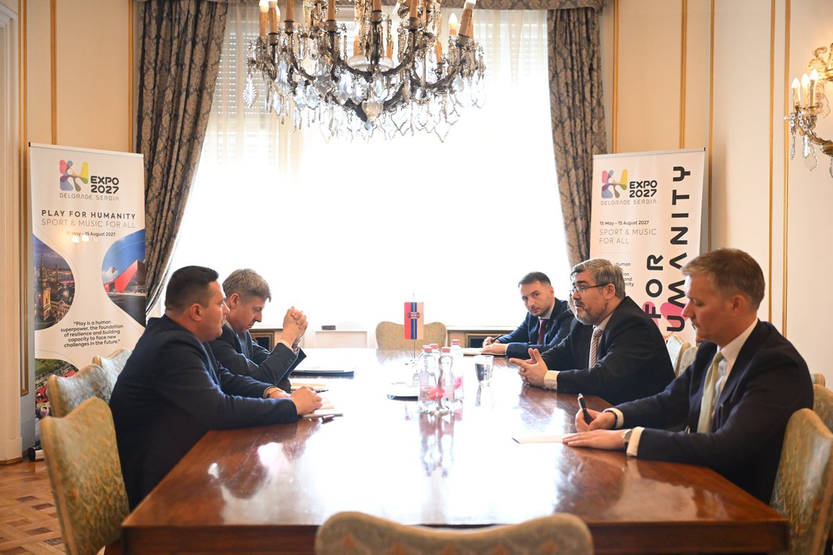 In Budapest today, I met 🇪🇪 Amb. Raul Toomas &amp; 🇱🇹 Amb. Mindaugas Rukštele <a href="/MindaugasRukste/">Mindaugas Rukštelė</a>! We tackled Serbia’s 🇪🇺 integration, aligning with CFSP and pushing for Cluster 3’s swift opening. Full speed ahead on our European journey! 🇷🇸