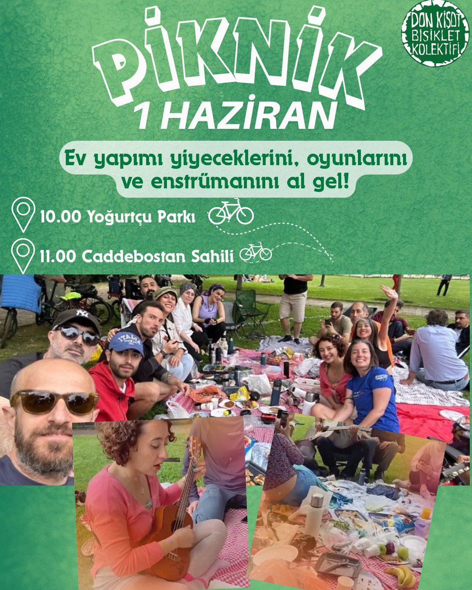 TOPARLANIN, PİKNİĞE GİDİYORUZ!

Yılın en sevdiğimiz zamanları, baharın ve “güzel havaların” gelişini kutlamak için geleneksel Don Kişot pikniğinde buluşuyoruz!

Detaylar; instagram.com/p/DKR_H1gMNp0/…