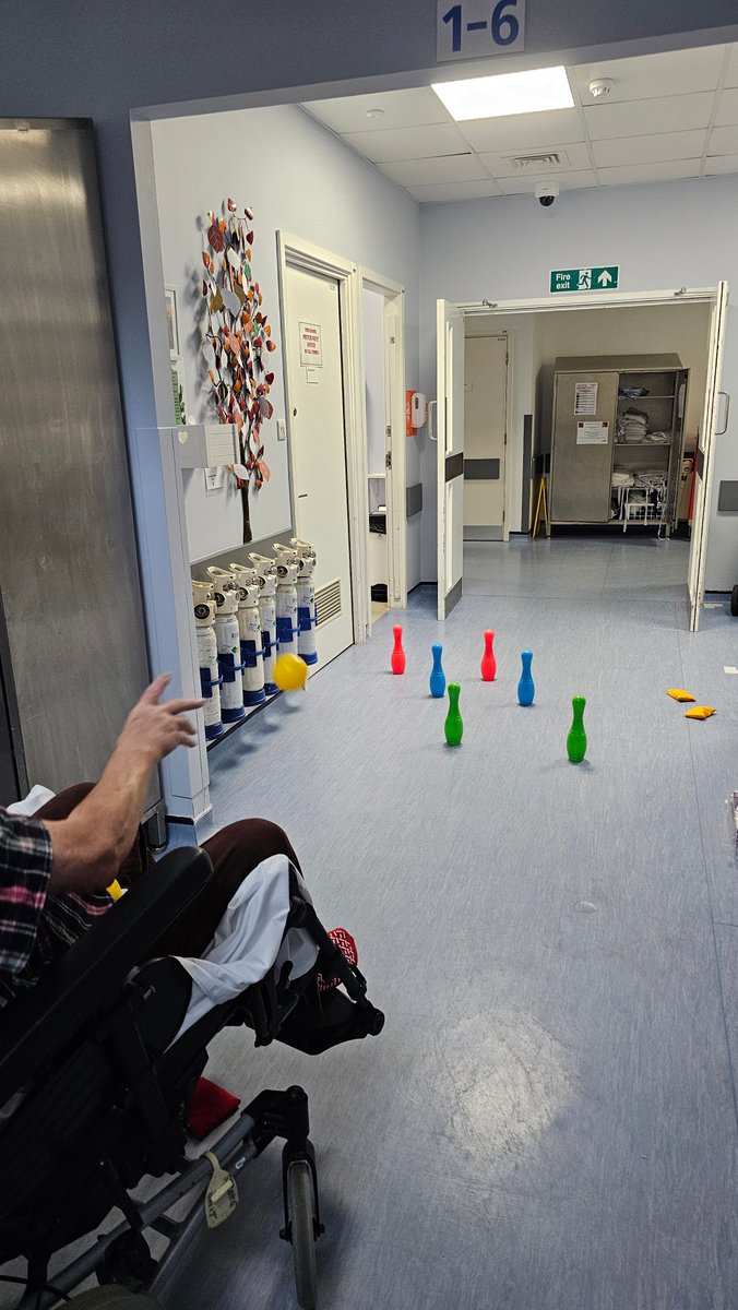Who needs Bowling Alley? We have the <a href="/MTW_MICU/">@MTW_MICU</a> corridor! #ICUWeek2025 #SNAP4SOA <a href="/ICS_updates/">Intensive Care Society 💙</a>