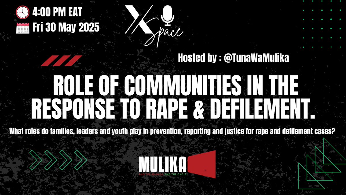 Wuodluo 1 (@mekaddi3vincent) on Twitter photo Trauma is real.Join our safe space to learn more.Usikimyee!
@Tunawamulika <a href="/KenyaSRHR/">Kenya SRHR Alliance</a>
#Mulika #EndTheCycle #EndTheSilence Trauma is real.Join our safe space to learn more.Usikimyee!
@Tunawamulika <a href="/KenyaSRHR/">Kenya SRHR Alliance</a>
#Mulika #EndTheCycle #EndTheSilence