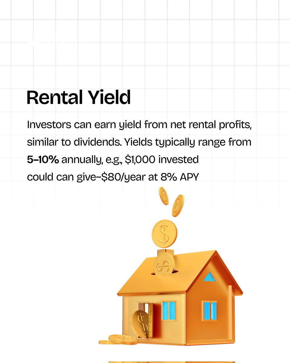 subunit_xyz's tweet image. Curious how Subunit rewards can reach up to 20% APY?

We’ve broken it down into 3 simple parts from rental income to trading gains and property value growth.

Swipe through to see where the returns really come from and how your investment grows over time ⬇️

#SubunitSubvault