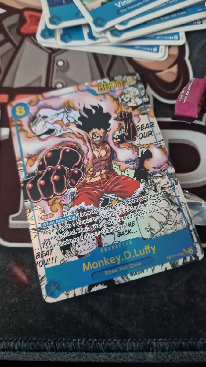 Me ha salido por Primera vez la Manga Rare de un set desde que juego One Piece 😭 Estoy en shock