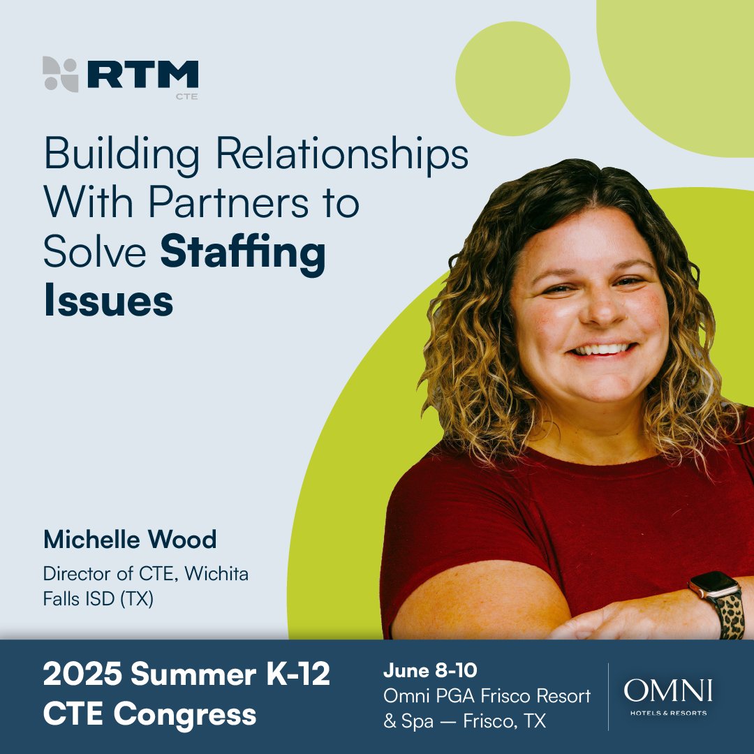 Don’t miss an incredible lineup of speakers at the 2025 Summer K-12 CTE Congress, June 8-10! This is your chance to explore new ideas and connect with the experts shaping career and technical education across the country. hubs.ly/Q03pY5MY0
#cte #k12education #edtech