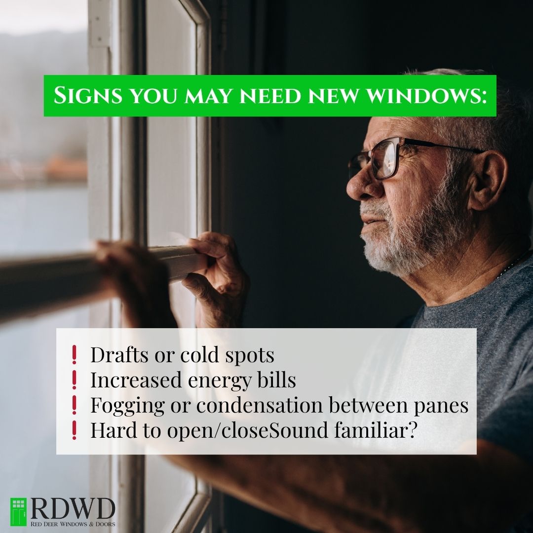 RedDeerWindowsA's tweet image. Drafts? Condensation? Hard to open? It might be time to replace your windows 🛠️ Contact us for a free quote! #WindowReplacement #EnergySavings