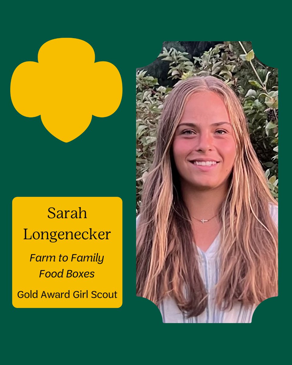 Congrats to Sarah! 🎉 Sarah's Gold Award project went hand in hand with her love of food. She noticed the rise of meal boxes that made cooking "easier and healthier but definitely not cheaper," and created a low-cost alternative using locally sourced produce!