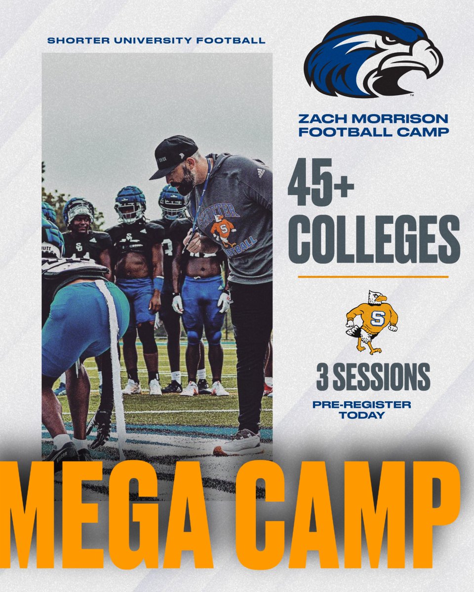 Zach Morrison (@coachmorrison58) on Twitter photo SEE YOU AT CAMP!
COUNTDOWN IS ON!
LINK BELOW!
…hmorrisonfootballcamps.totalcamps.com/shop/EVENT
<a href="/LaneKnost/">Coach Lane Knost</a> <a href="/TimGlanton/">Coach Tim Glanton</a> <a href="/Coach_HJacobs/">CoachHarlen Jacobs</a> <a href="/CoachZachBrooks/">Zach Brooks</a> <a href="/coachmercer_56/">Malcolm Mercer</a> <a href="/CoachDietlSU/">Johnny Dietl</a> SEE YOU AT CAMP!
COUNTDOWN IS ON!
LINK BELOW!
…hmorrisonfootballcamps.totalcamps.com/shop/EVENT
<a href="/LaneKnost/">Coach Lane Knost</a> <a href="/TimGlanton/">Coach Tim Glanton</a> <a href="/Coach_HJacobs/">CoachHarlen Jacobs</a> <a href="/CoachZachBrooks/">Zach Brooks</a> <a href="/coachmercer_56/">Malcolm Mercer</a> <a href="/CoachDietlSU/">Johnny Dietl</a>