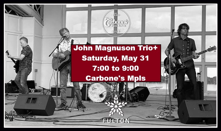 Saturday night! The John Magnuson Trio+ at Carbone's Minneapolis (4705 Cedar Ave S). 7:00 to 9:00.
allevents.in/minneapolis/jo…