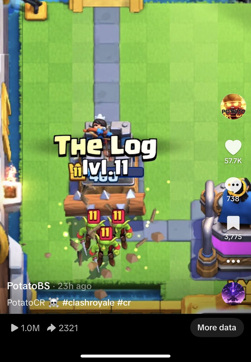 Might switch from Brawl Stars to Clash Royale. First ever clash video got 1 mil views in under a day. Looks like clash is more popular than brawl rn