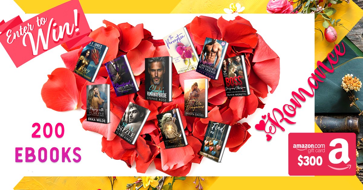 📚✨ROMANCE 💓 ROMANCE 💘ROMANCE
​💝Searching for your next favorite romance read?​ You're invited to enter our Ultimate Romance Giveaway. Win our Special Romance Pack (Worth Over $800)
❤️200 Romance eBooks✅❤️
🎁$300 Amazon Gift Card🧧
bookthrone.com/may-viral-roma…
#bookthrone