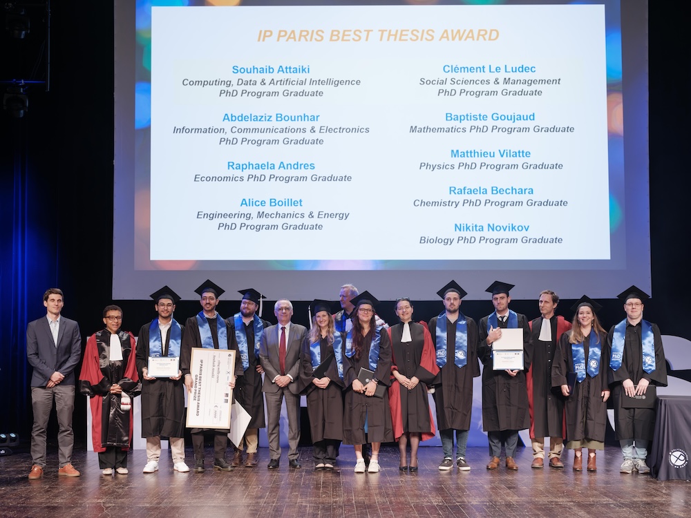 IP_Paris_'s tweet photo. [#IPParisGraduation] On May 27th, Institut Polytechnique de Paris (IP Paris) proudly celebrated the achievements of 271 PhD graduates, marking the Class of 2024!

This moving ceremony, held on the École Polytechnique campus and broadcast live on YouTube, honored years of dedication, research, and perseverance across various research areas (Physics, Biology, Chemistry, Engineering-Mechanics and Energy Computing, Data and Artificial Intelligence, Information-Communications and Electronics, Economics,  Social sciences and Management, Humanities and Mathematics).

To all IP Paris new Doctors: your work pushes the boundaries of knowledge and opens new paths for innovation, discovery, and societal progress.

Relive the highlights of this memorable day on our YouTube channel: https://t.co/fDulgKQuSA

#IPParis #PhDGraduation #ClassOf2024 #ResearchExcellence #GraduationCeremony #HigherEducation #FutureLeaders @ThierryCoulhon