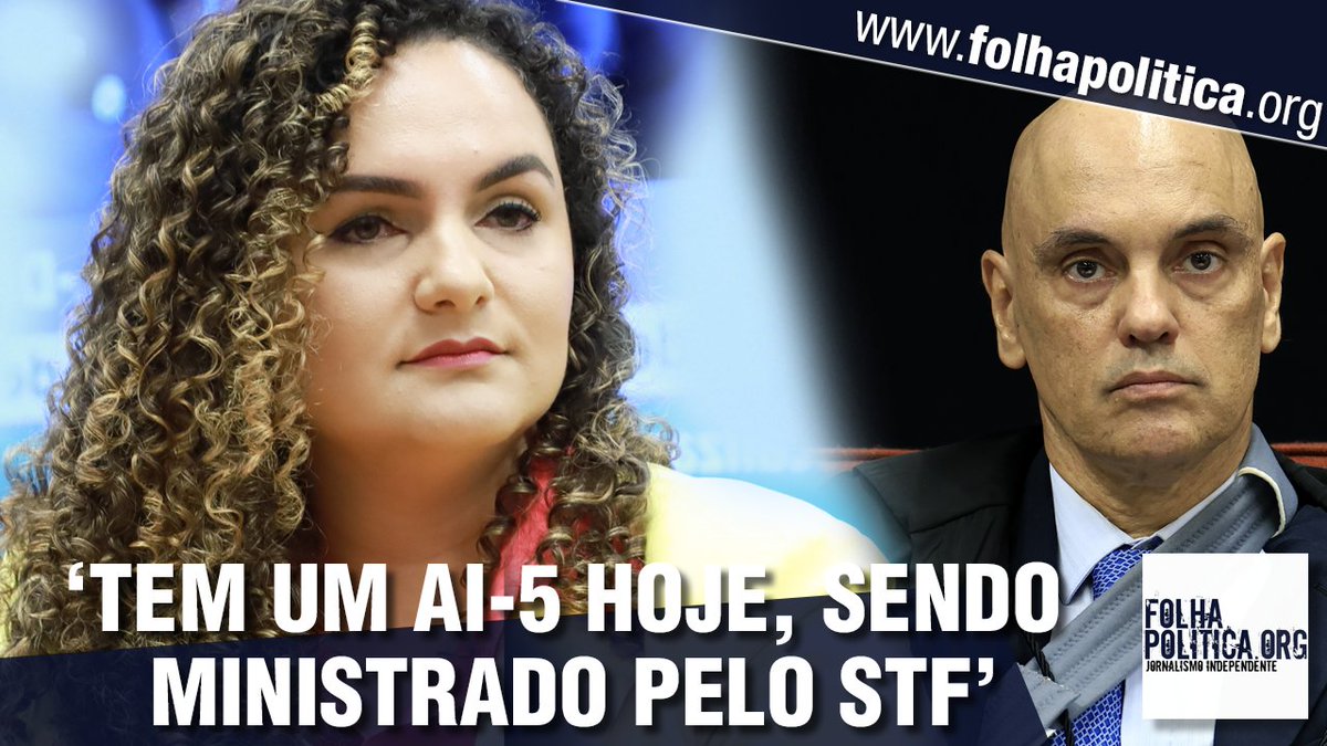 Advogada de presos políticos de Moraes expõe ‘estado de exceção judicial’ e afirma: ‘tem um AI-5 hoje, sendo ministrado pelo STF’ youtu.be/gpoChY7M7b0