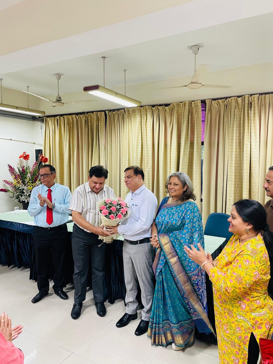 An emotional farewell to Shri R.K. Rana on his superannuation as Administrative-cum-Accounts Officer, #AIHM Chandigarh.
Your dedication, humility &amp; guidance touched us all. Thank you for everything, Sir. You'll always be a part of the AIHM family. 
#AIHMChandigarh #Farewell