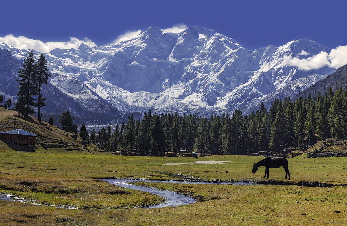 Nanga Parbat, 9th tallest mountain in the world, located in Gilgit-Baltistan, Pakistan