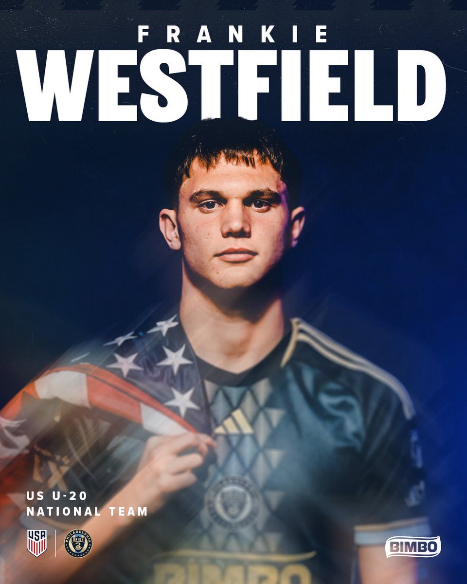 Philadelphia Union (@philaunion) on Twitter photo Another day, another call up!
Frankie Westfield will be off to the <a href="/USYNT/">U.S. Soccer YNT</a> U20s training camp 🇺🇸
#DOOP Another day, another call up!
Frankie Westfield will be off to the <a href="/USYNT/">U.S. Soccer YNT</a> U20s training camp 🇺🇸
#DOOP