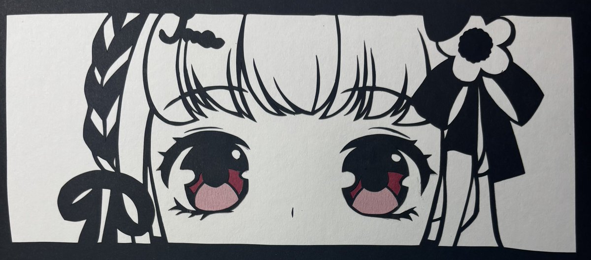 hareruya1913's tweet photo. 桃乃瀬たるとちゃん

 #たるあーと
 #切り絵 https://t.co/L7tdkrDZzw