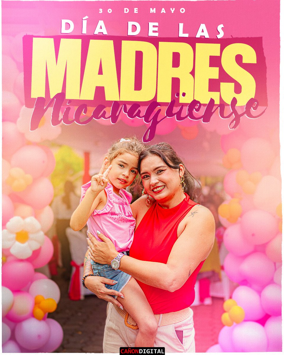 🌷 Feliz Día de las Madres, Nicaragüenses🇳🇮💖

Hoy celebramos a esas mujeres inigualables que con amor, fuerza y ternura nos guían todos los días. 💐