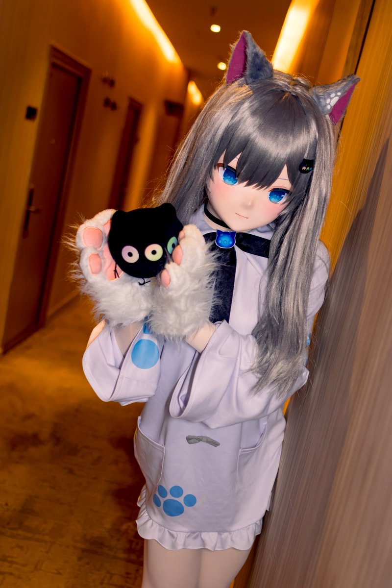 宝宝大笨蛋，算了宝宝天天开心。
📷<a href="/FengZhi_LQ/">风止灬群花落</a> 
#kigurumi  #着ぐるみ