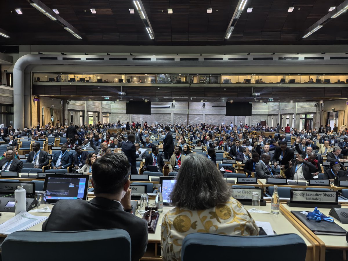 Anacláudia Rossbach (@anacludiarossb1) on Twitter photo It’s official! 🎉
<a href="/UNHABITAT/">UN-Habitat</a>’s Strategic Plan 2026–2029 has been formally adopted by #UNHA.
My warmest congratulations to our Member States for their commitment to sustainable urban development and putting housing and slums back at the center.
What a milestone!
#BetterUrbanFuture It’s official! 🎉
<a href="/UNHABITAT/">UN-Habitat</a>’s Strategic Plan 2026–2029 has been formally adopted by #UNHA.
My warmest congratulations to our Member States for their commitment to sustainable urban development and putting housing and slums back at the center.
What a milestone!
#BetterUrbanFuture