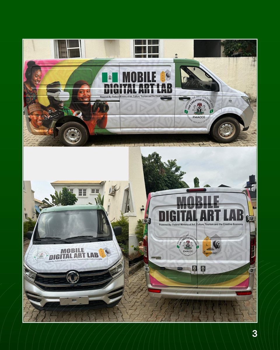Fmactce_Nigeria's tweet photo. It is more than a vehicle
It is a creative revolution on wheels
#MobileDigitalArtLab #FMACCE #CreativeEconomy #NigeriaEverywhere #YouthInCreativity #CLAP https://t.co/AFIU4x58lq