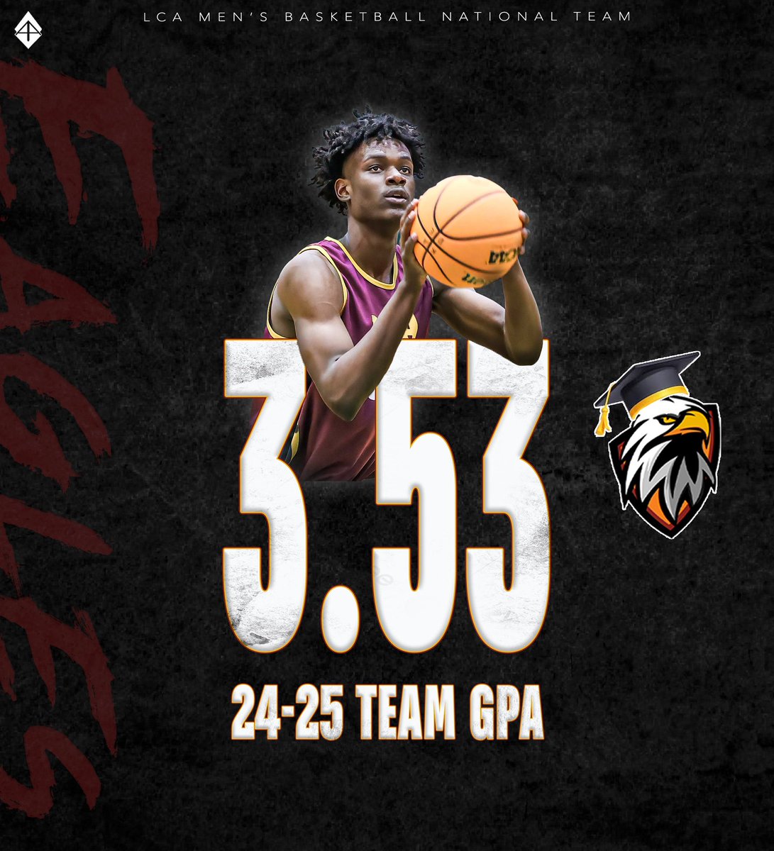 Tremendous effort from our guys at Layton Christian Academy this year, not just on the court but in the classroom too. Our National Team finished with better than a B+ average. Proud of the way they balanced the books and the ball and excelled at both! 📚🏀