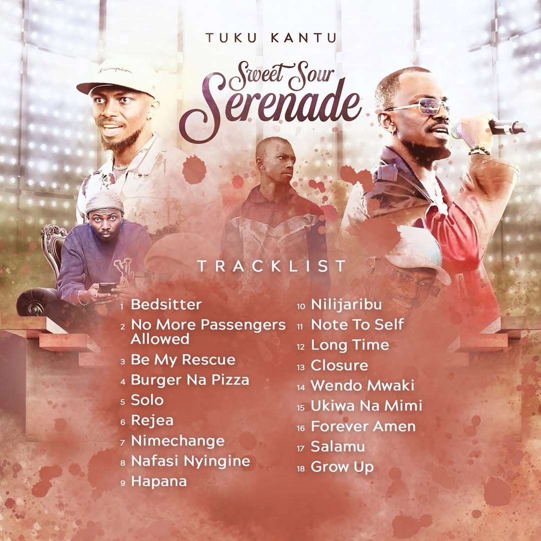 Am I the only one who has <a href="/TUKUKANTU/">TUKU KANTU | Recording & Performing Artiste</a> album Sweet Sour Serenade on repeat? Let's start with the first song Bedsitter which draws me in to the rest of the album. An 18-track album deserves appreciation. Yes you released this last year but still big up👏

#KenyanMusic