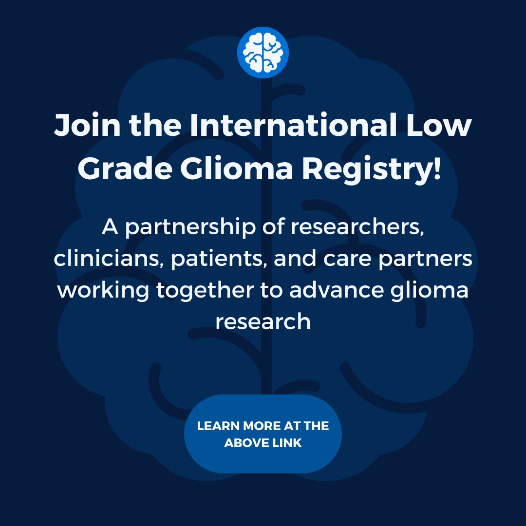 a_e_heffernan's tweet image. The International Low Grade Glioma Registry (@gliomaregistry) is a partnership of researchers, clinicians, patients, and care partners working together to advance glioma research. Join our community to help make a difference!
Learn more: gliomaregistry.org/eligibilitya