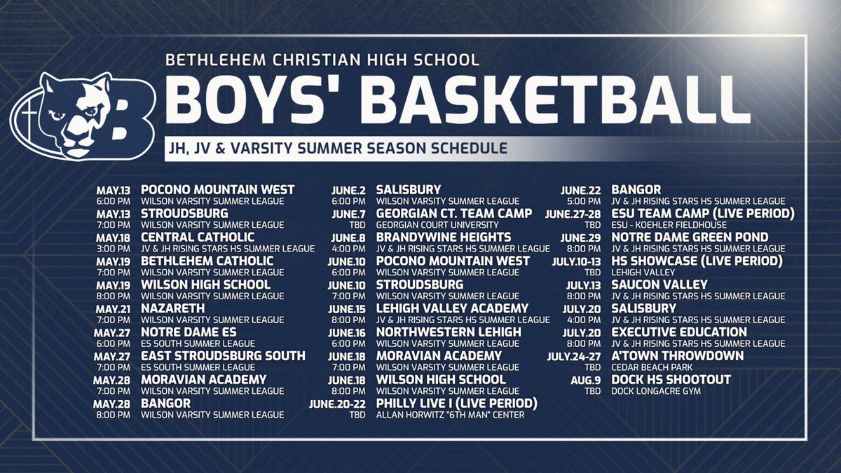 Bethlehem Christian School Boys Basketball (@bcspanthersmbb) on Twitter photo We’ve already been busy this summer and gearing up for a strong summer and the HS Live Periods. Excited for the opportunity to grow, compete, and keep building on the success of the past few seasons. Let’s keep sharpening one another!
#IronSharpensIron ⚔️ #Uncommon <a href="/DeionSwift_/">Deion Swift</a> We’ve already been busy this summer and gearing up for a strong summer and the HS Live Periods. Excited for the opportunity to grow, compete, and keep building on the success of the past few seasons. Let’s keep sharpening one another!
#IronSharpensIron ⚔️ #Uncommon <a href="/DeionSwift_/">Deion Swift</a>