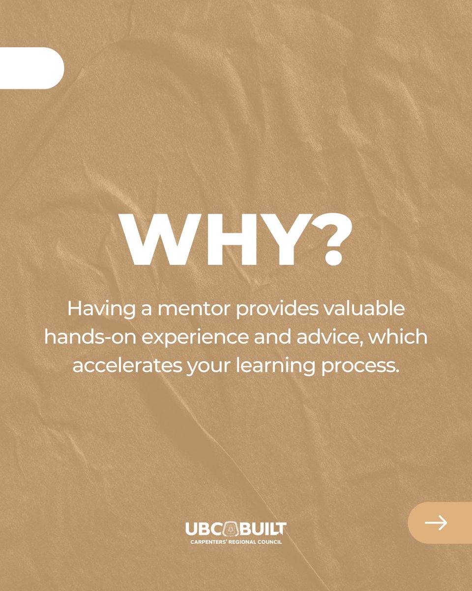 UBCBuilt_CRC's tweet image. A mentor can offer valuable insights, tips, and real-world experience to help you avoid mistakes and accelerate your learning. 🏗️ Don’t hesitate to ask questions and seek guidance from those who’ve been there. 🌱
#UBCBuilt #FindAMentor #BuildWithConfidence