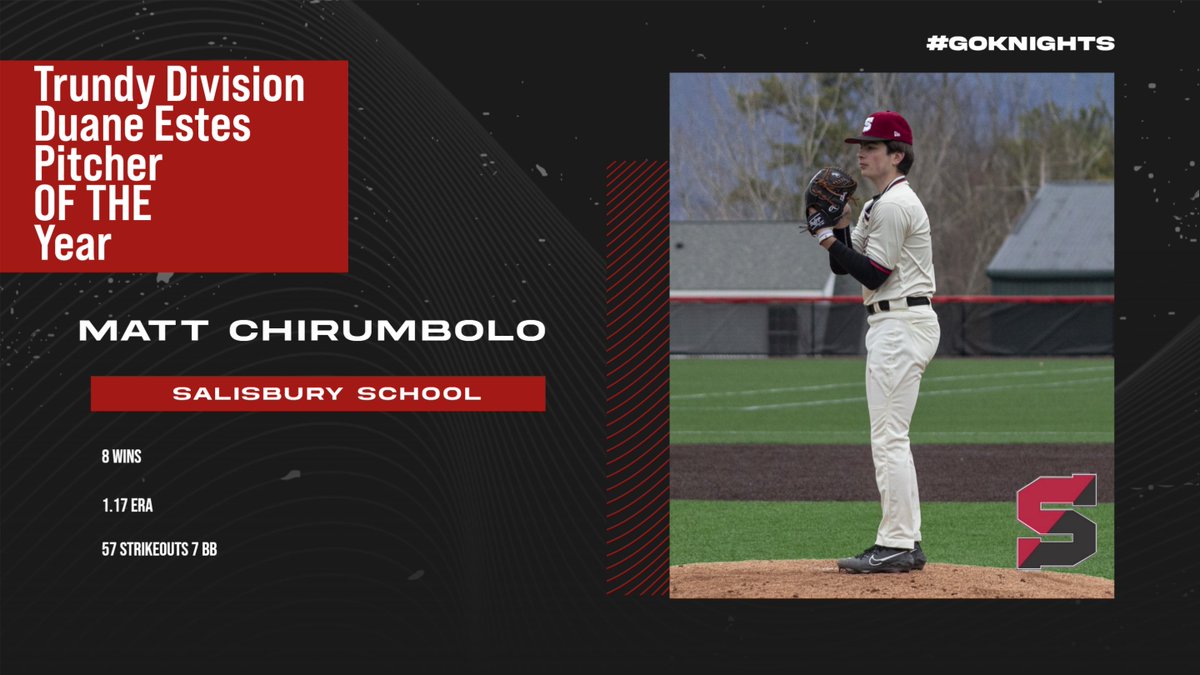 Congrats Bolo! Matt Chirumbolo 2025 Pitcher of the Year! #BuryBoys