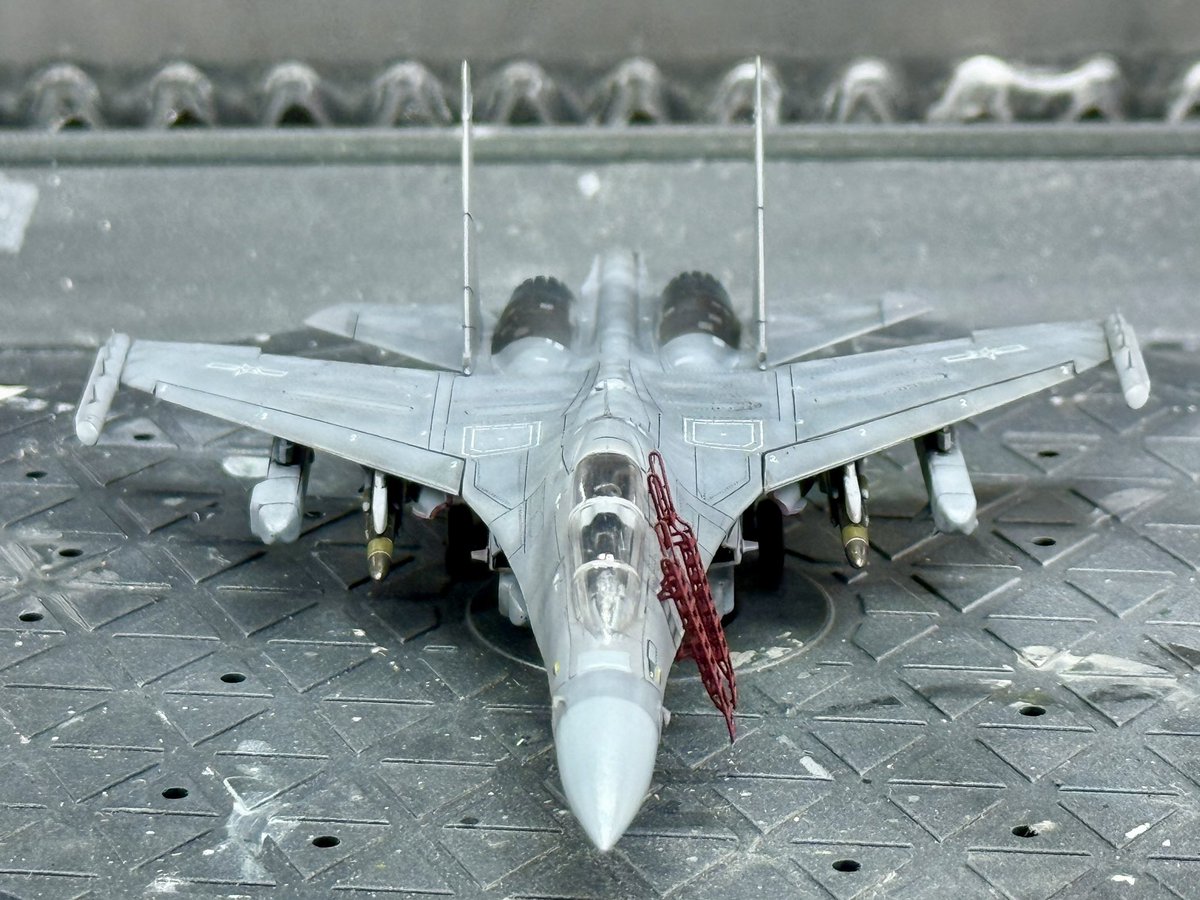 ccff6666's tweet photo. 1/144 Trumpeter 中国人民空軍 J-16D

#144スケモ 
#144scale https://t.co/NhfNF7lawr