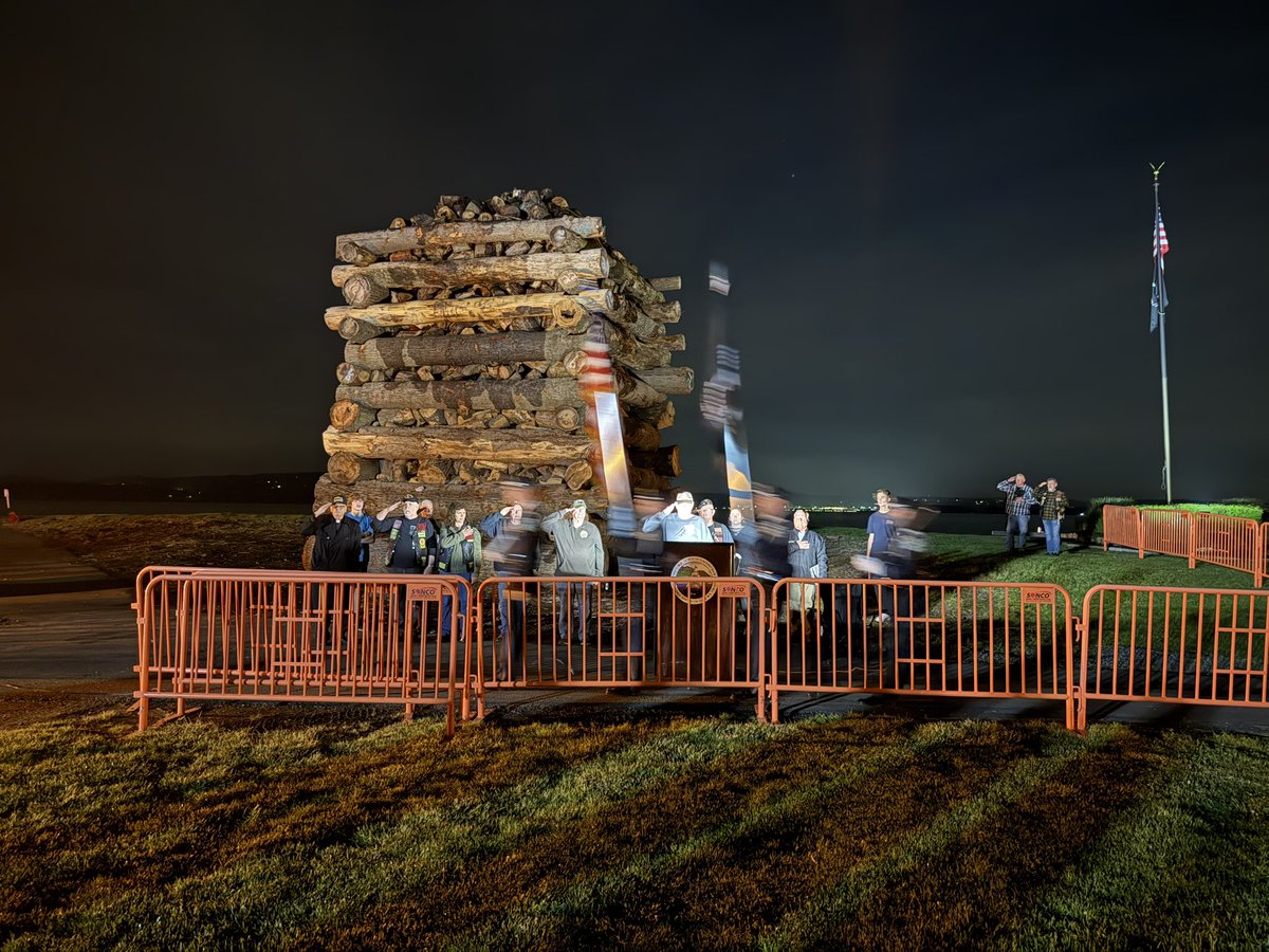 The Vietnam Veterans of America, Chapter 333, continue a proud Rockland County tradition—lighting Memorial Day watchfires at midnight on May 30, the date of the original Memorial Day.

These powerful flames at Bowline Point Park, Eugene Levy Memorial Park, Clausland Mountain, and