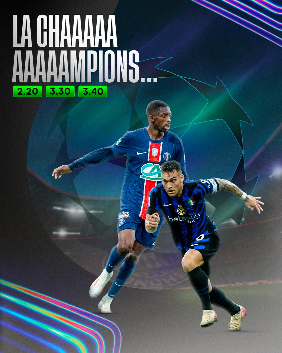 Gainblers's tweet image. 🔥PSG vs. INTER ➜ principales cuotas

🍿Los números que pueden ayudarte a la hora de realizar tus apuestas para la final de la Champions League
