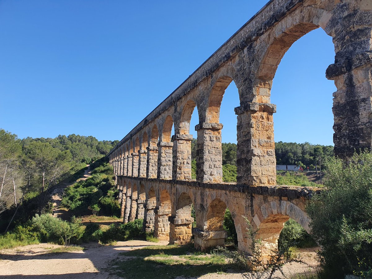Kim Humberstone OBE (@k_humberstone) on Twitter photo Catalonia study tour - the Roman Les Ferreres Aqueduct taking the water supply into Tarraco. Whilst the aqueduct runs straight across the valley, prior to this the water channel followed the contour of the hill. <a href="/romanarchaeouk/">Association for Roman Archaeology</a> Catalonia study tour - the Roman Les Ferreres Aqueduct taking the water supply into Tarraco. Whilst the aqueduct runs straight across the valley, prior to this the water channel followed the contour of the hill. <a href="/romanarchaeouk/">Association for Roman Archaeology</a>