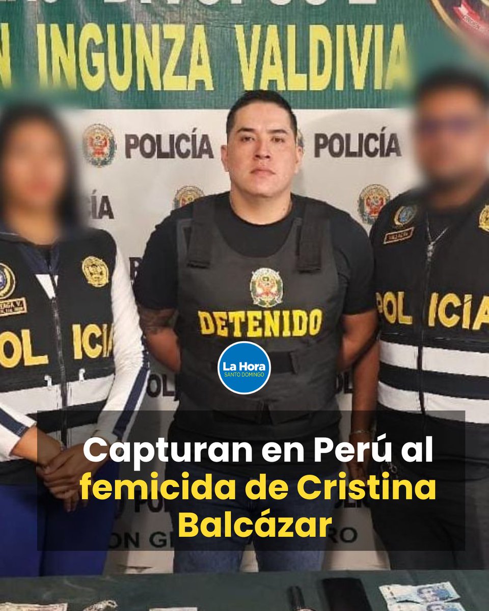 🔥¡Femicida capturado!

Cristian Bosquez, MILITAR, es responsable del femicidio de Cristina Balcazar en 2020.

Cristina tenía siete meses de embarazo. Con su madre María y su familias exigimos una extradición rápida y todo el peso de la Ley.

#JusticiaParaCristinaBalcazar.