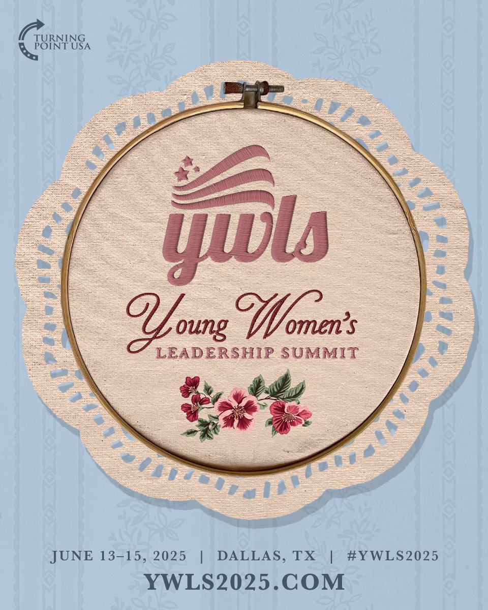 inselmann_m's tweet image. Young Women’s Leadership Summit is just TWO weeks away!! 🌷
Don’t miss the chance to join the ultimate gathering of conservative women in Dallas, TX, June 13-15
🔗ywls2025.com
