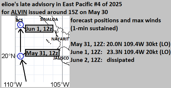 elioeFIN's tweet photo. My latest on Tropical Storm #Alvin (#01E) https://t.co/w8PNk82uQK