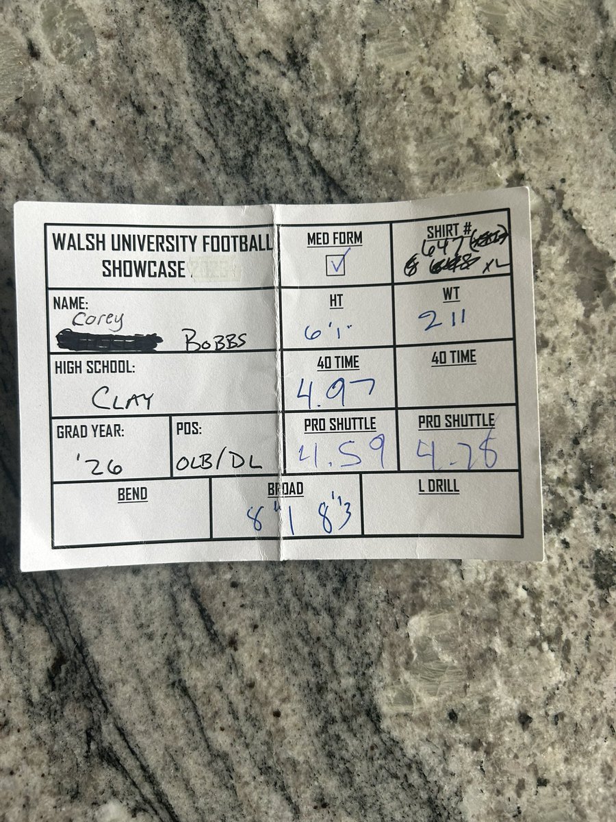 COREY BOBBS (@bobbscorey) on Twitter photo Great opportunity at Walsh!! Thank you <a href="/bradythomas1213/">Brady Thomas</a> <a href="/WalshUFootball/">Walsh Football</a> for having me! <a href="/Coach_Ferback/">Adam Ferback</a> <a href="/CoachFank1/">John Fankhauser</a>
<a href="/CoachSibb/">Tyler Sibbersen</a> <a href="/ClayCoachO/">Dave Ostrander</a> <a href="/CoachSchreibs81/">Charlie</a> <a href="/jbes148/">Jim Besgrove</a> <a href="/CHS_EaglesFB/">Clay Eagles Football</a> Great opportunity at Walsh!! Thank you <a href="/bradythomas1213/">Brady Thomas</a> <a href="/WalshUFootball/">Walsh Football</a> for having me! <a href="/Coach_Ferback/">Adam Ferback</a> <a href="/CoachFank1/">John Fankhauser</a>
<a href="/CoachSibb/">Tyler Sibbersen</a> <a href="/ClayCoachO/">Dave Ostrander</a> <a href="/CoachSchreibs81/">Charlie</a> <a href="/jbes148/">Jim Besgrove</a> <a href="/CHS_EaglesFB/">Clay Eagles Football</a>